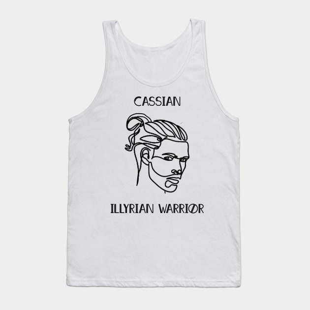 ACOTAR Cassian Illyrian Warrior Tank Top by baranskini